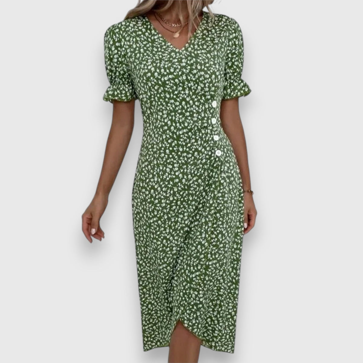 Tessina – Elegantes Blumenkleid