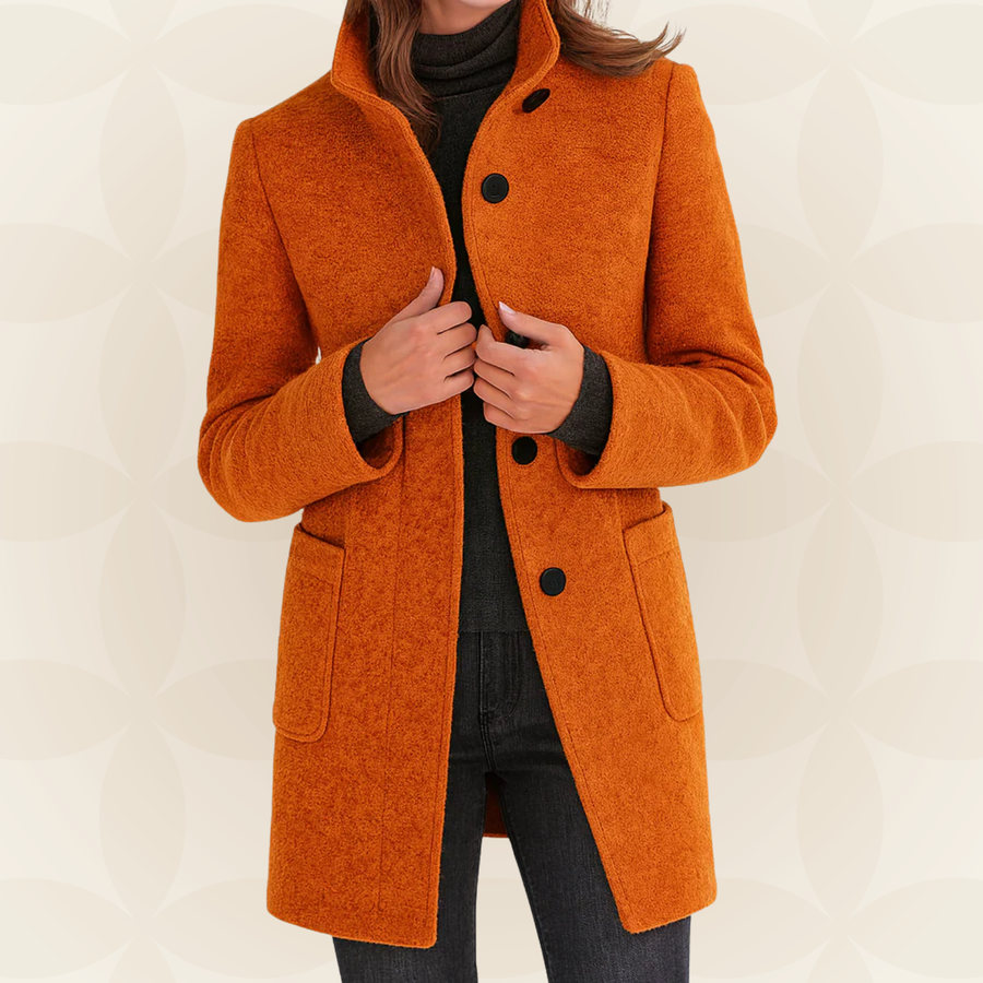 Anna | Bequeme Damenjacke mit hohem Kragen