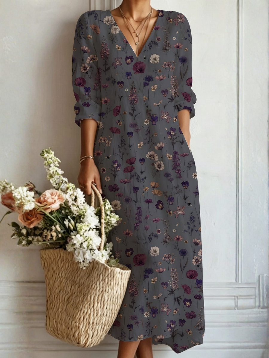 Langes Bohemian Kleid