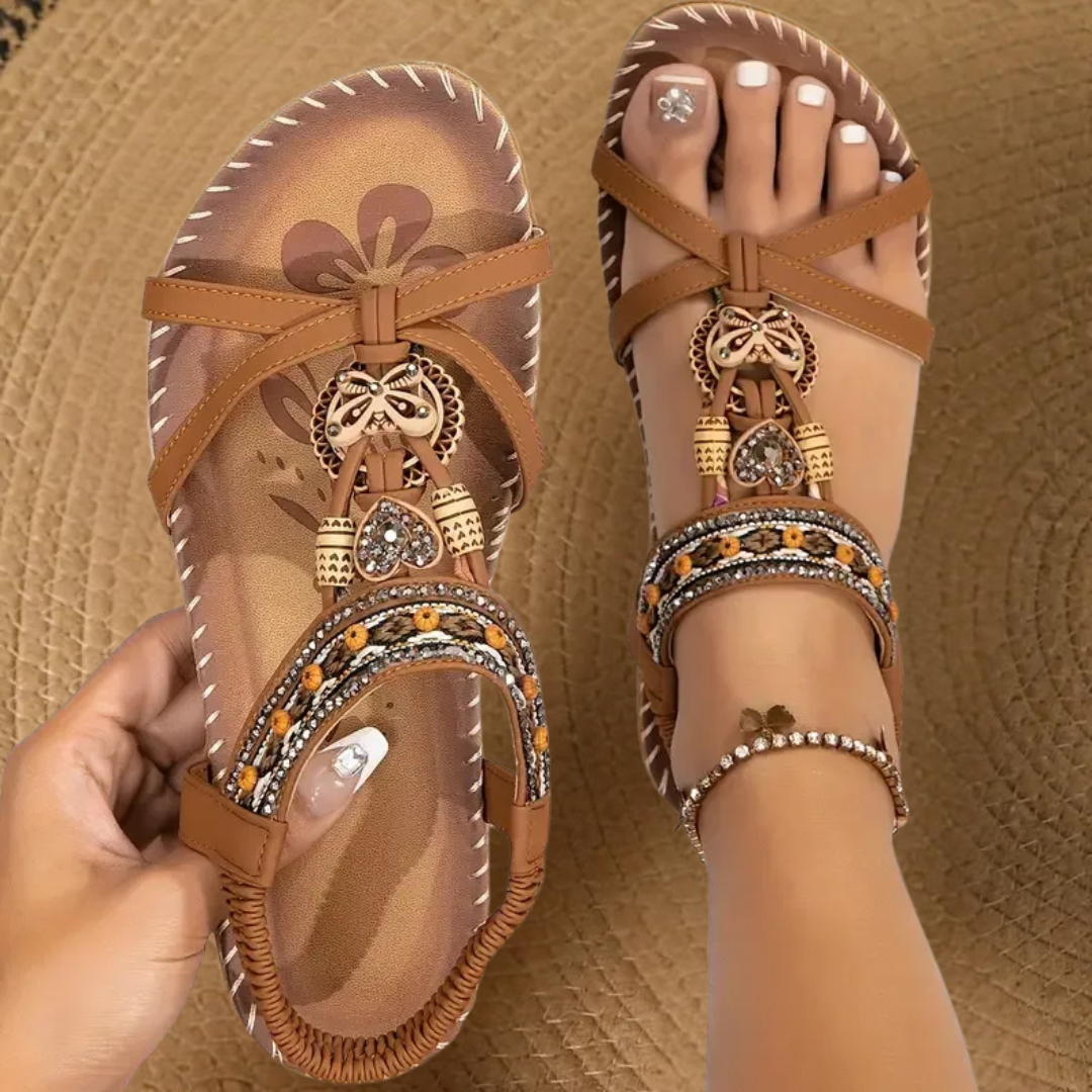 Nada – Orthopädische Sandalen im Ibiza-Stil für Komfort & Eleganz