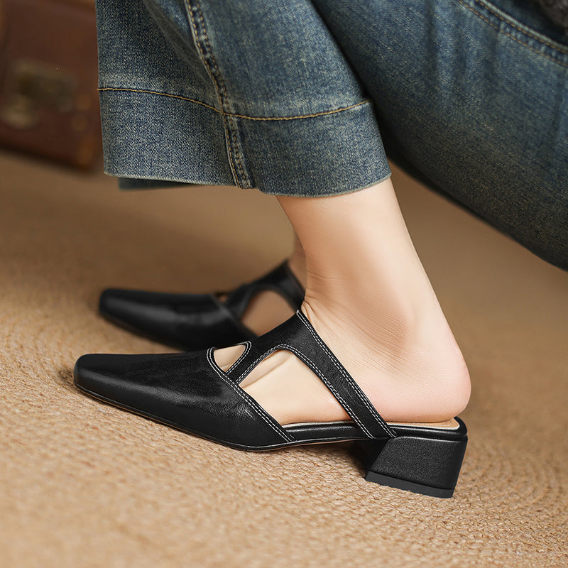 Dessa | Echtes Leder Mules