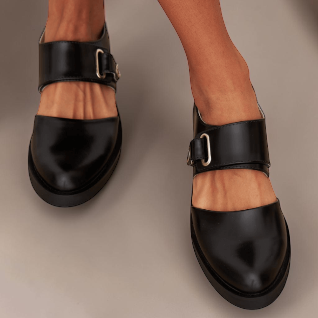 Norma | Verstellbare Riemen Mary Jane Ballerinas