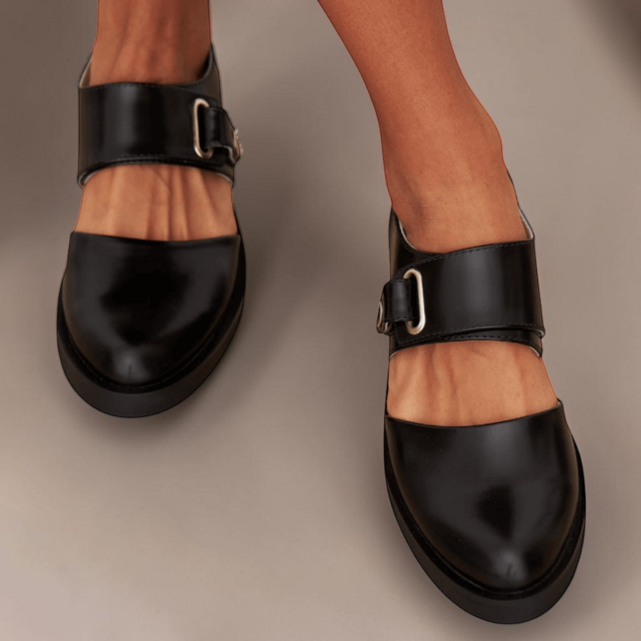 Norma | Verstellbare Riemen Mary Jane Ballerinas
