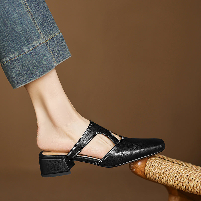 Dessa | Echtes Leder Mules