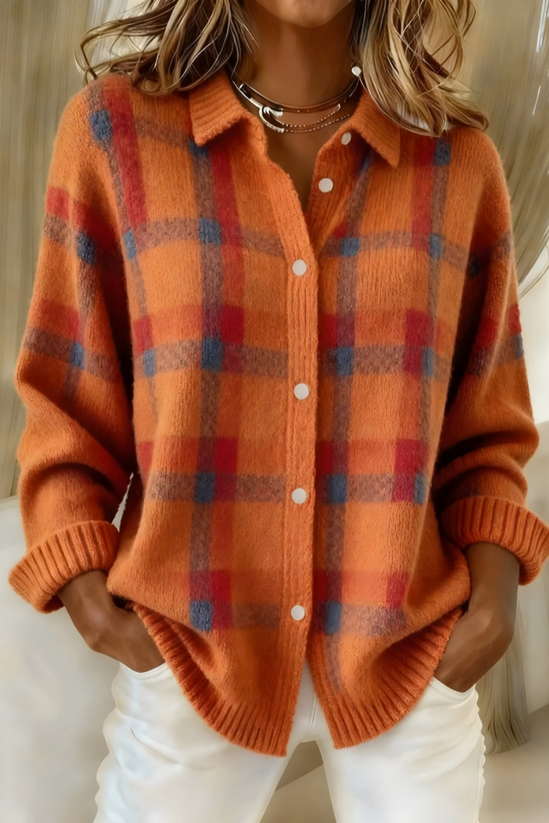 Bernadette | Kariertes Vest