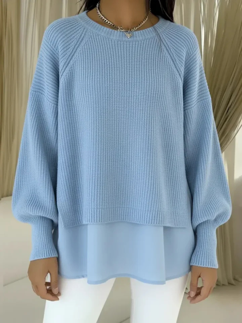 Teuntje | Pullover mit geschichteter Optik