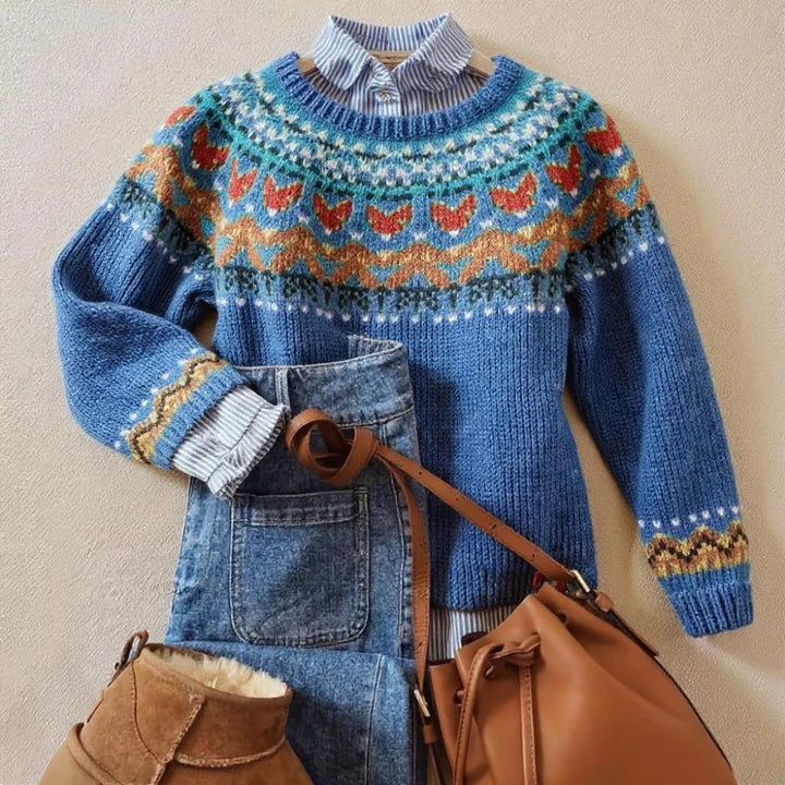 Signe™ | Strickpullover mit Fair-Isle-Muster