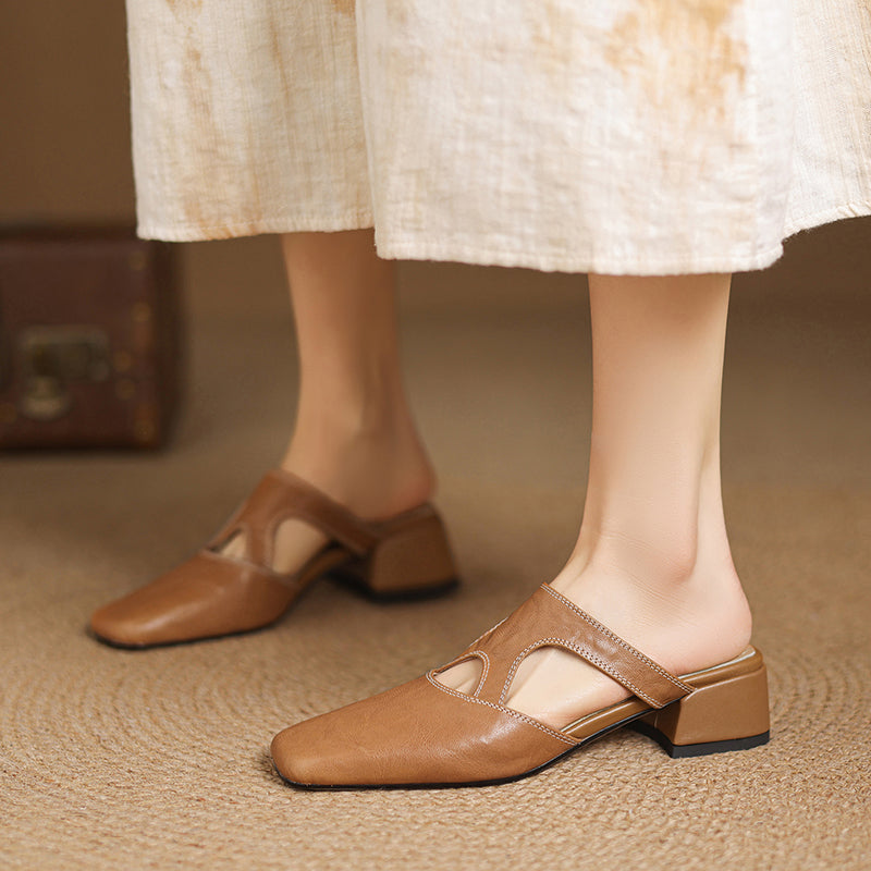 Dessa | Echtes Leder Mules