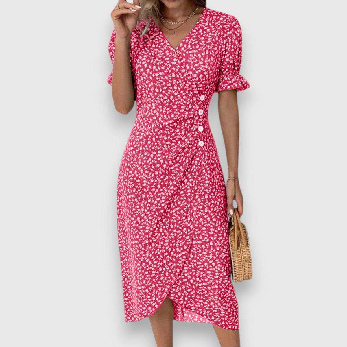 Tessina – Elegantes Blumenkleid
