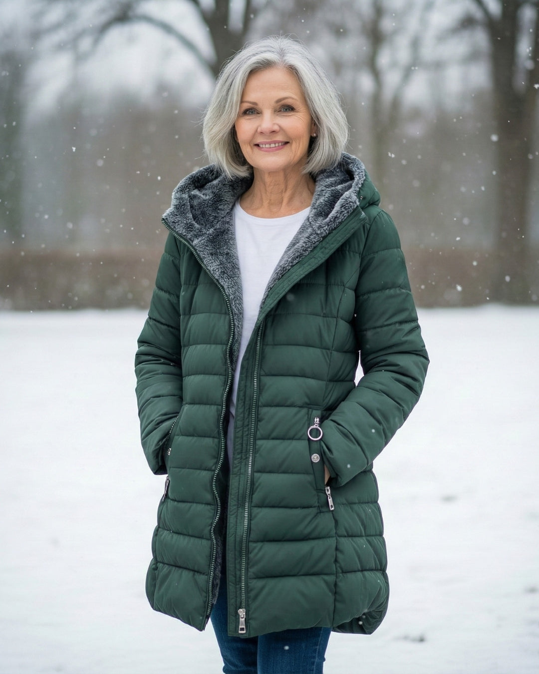 Clair | Puffer-Mantel mit Fleece-Futter