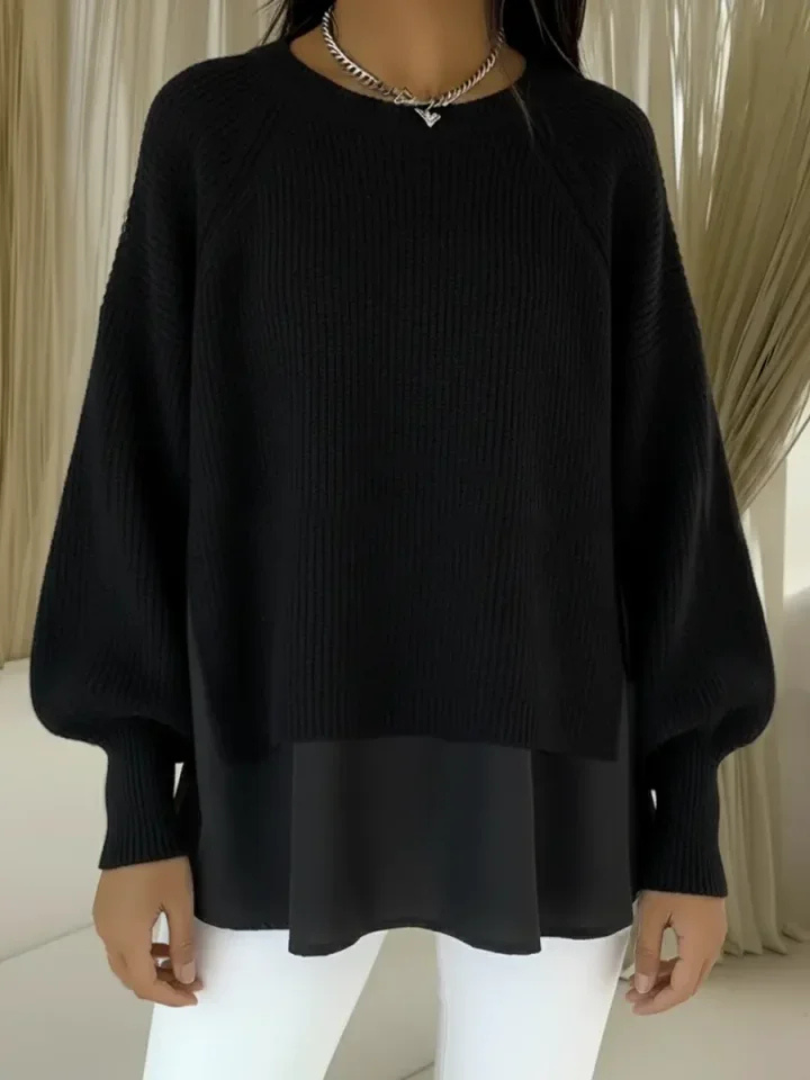 Teuntje | Pullover mit geschichteter Optik