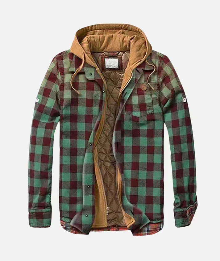 Alex | Karierte Patchwork-Jacke