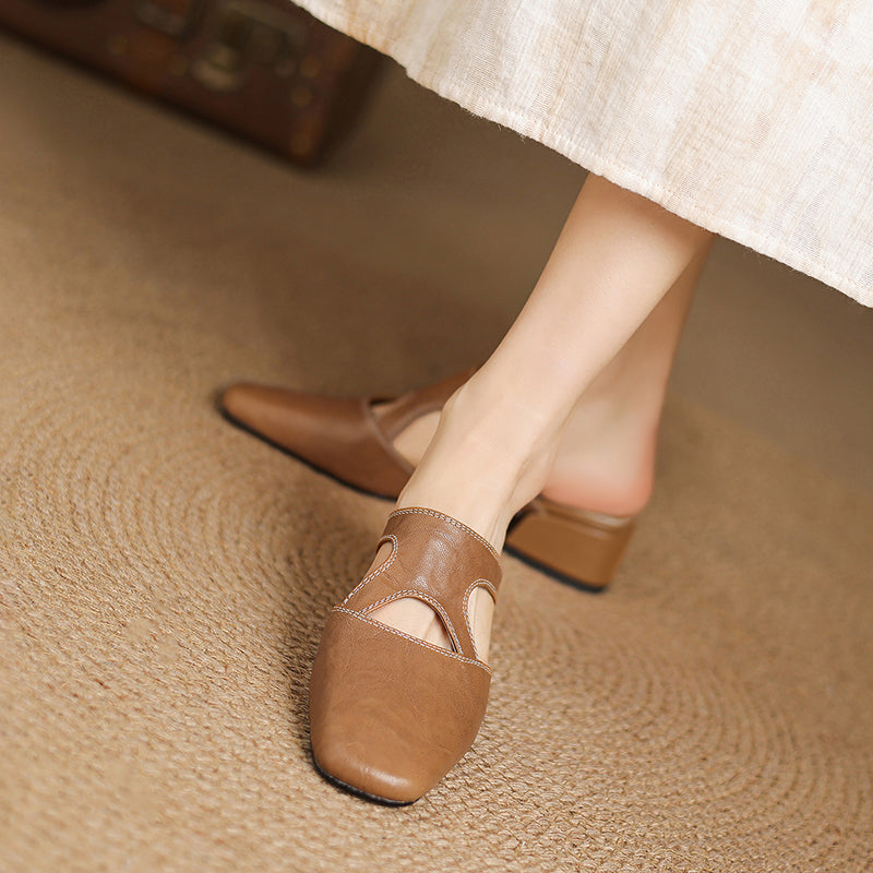 Dessa | Echtes Leder Mules