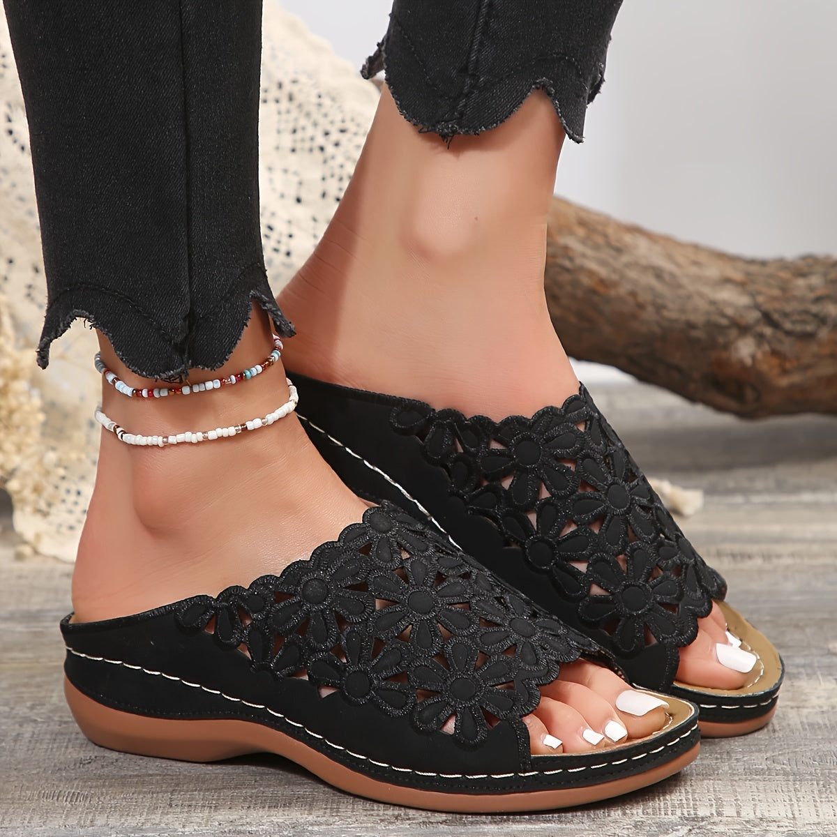 Karen I Orthopädische Sandalen auf einem bequemen Keil