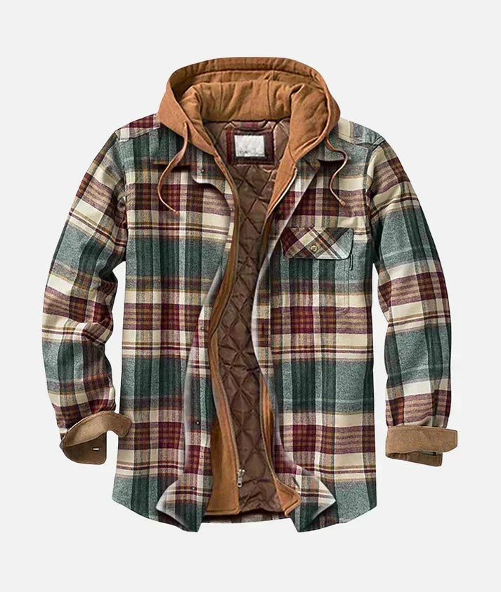 Alex | Karierte Patchwork-Jacke
