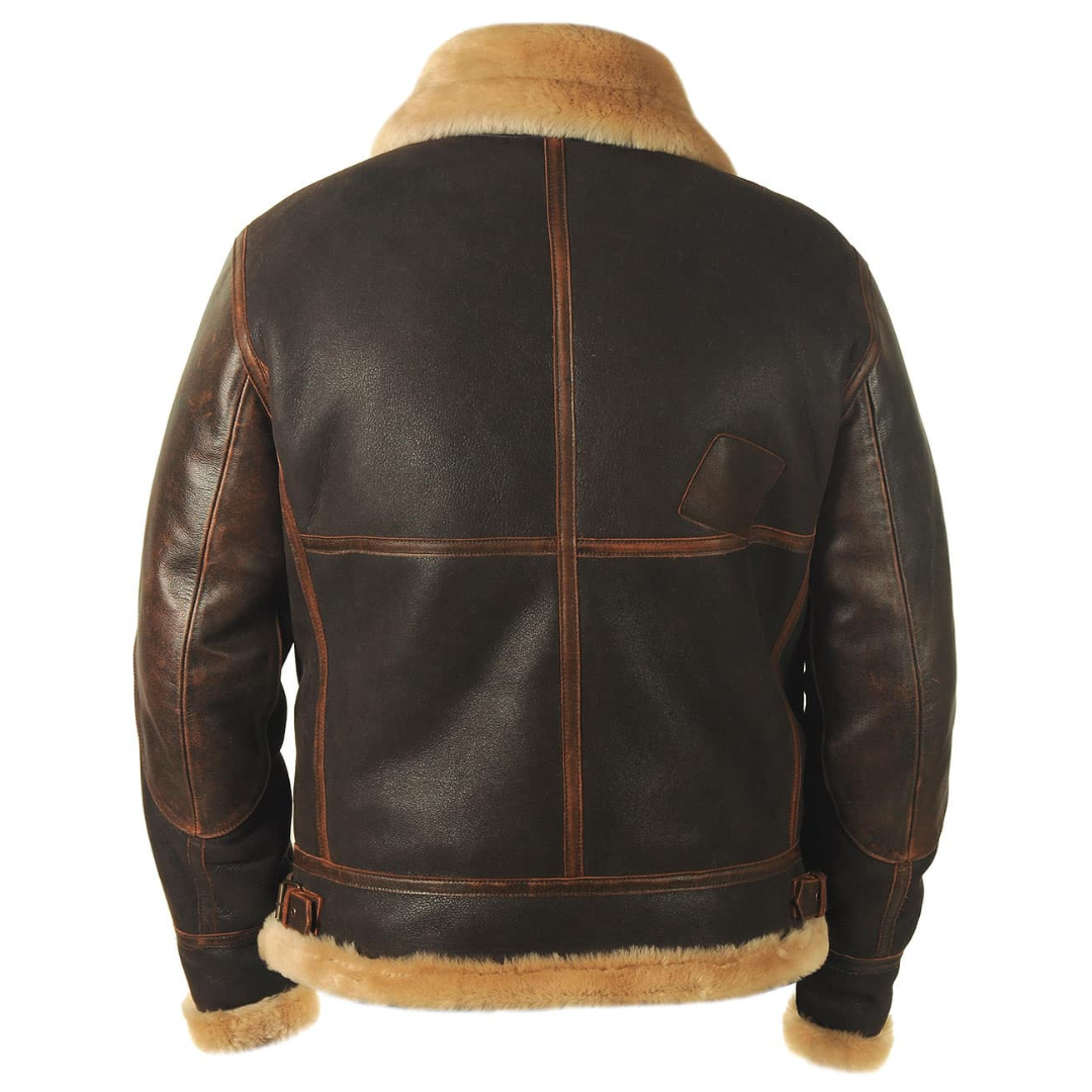 Harold™ | Heritage Shearling Pilotjacke