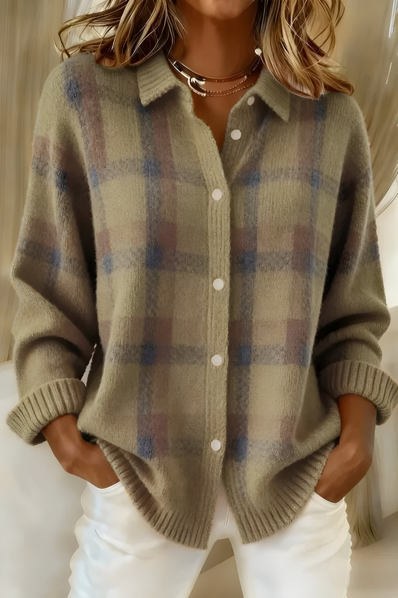 Bernadette | Kariertes Vest