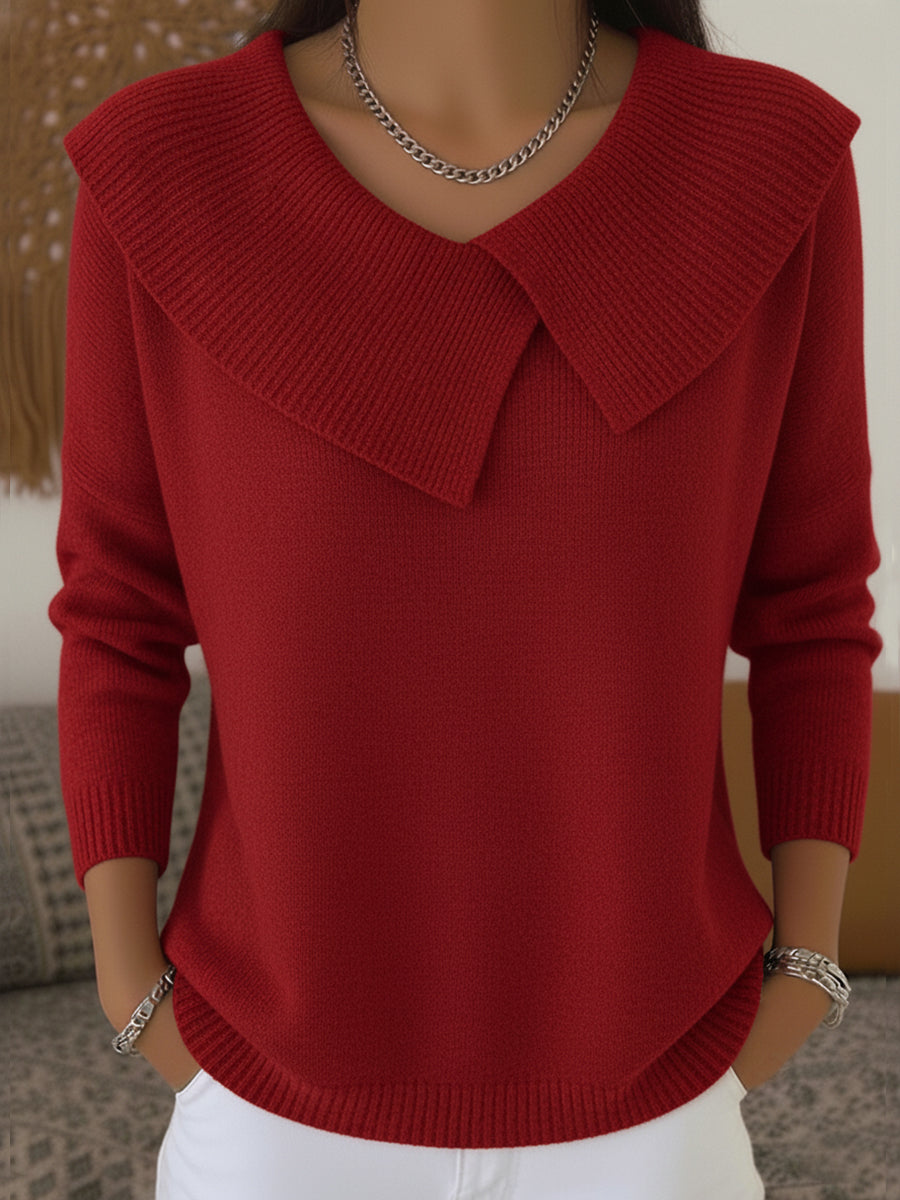 Josien | Warmer Pullover mit weichem Kragen