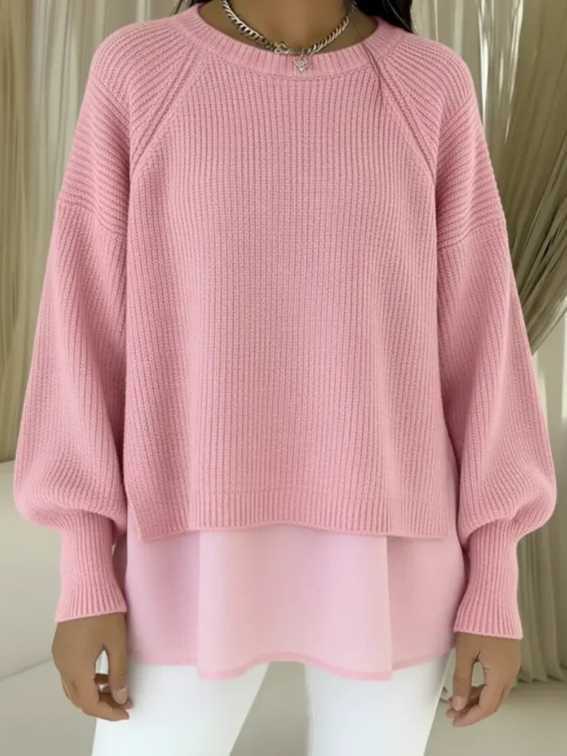 Teuntje | Pullover mit geschichteter Optik