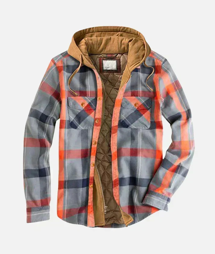 Alex | Karierte Patchwork-Jacke