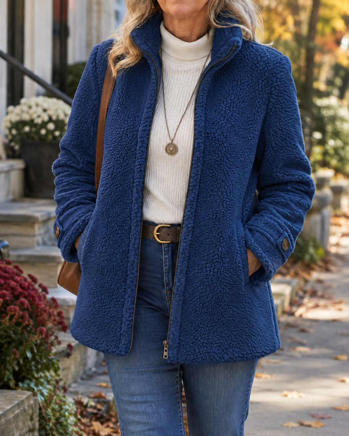 Rebecca™ | Gemütliche Stehkragenjacke