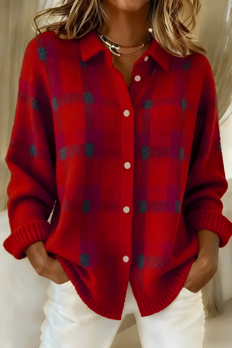 Bernadette | Kariertes Vest