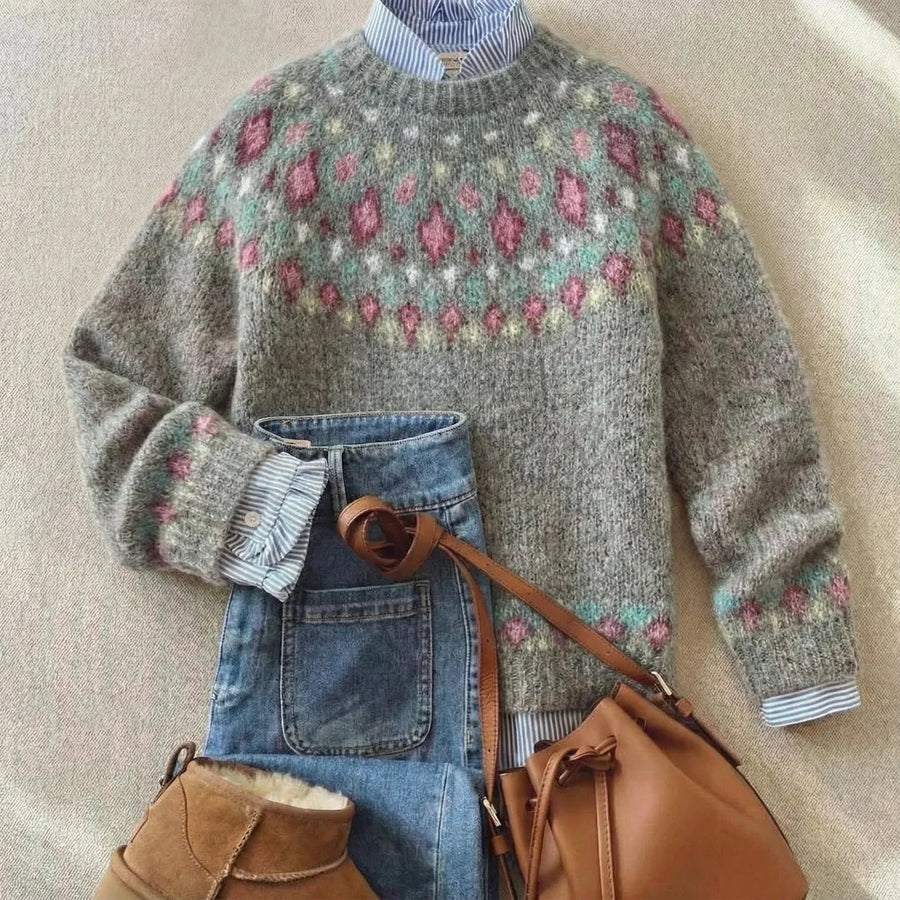 Solara™ | Strickpullover mit Fair-Isle-Muster