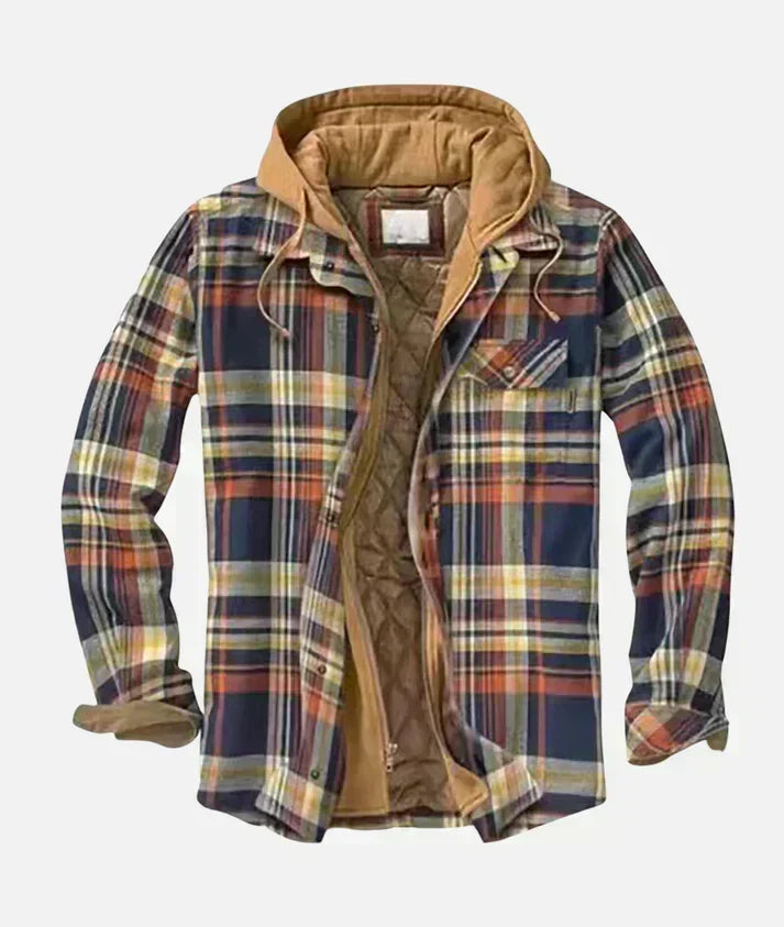 Alex | Karierte Patchwork-Jacke