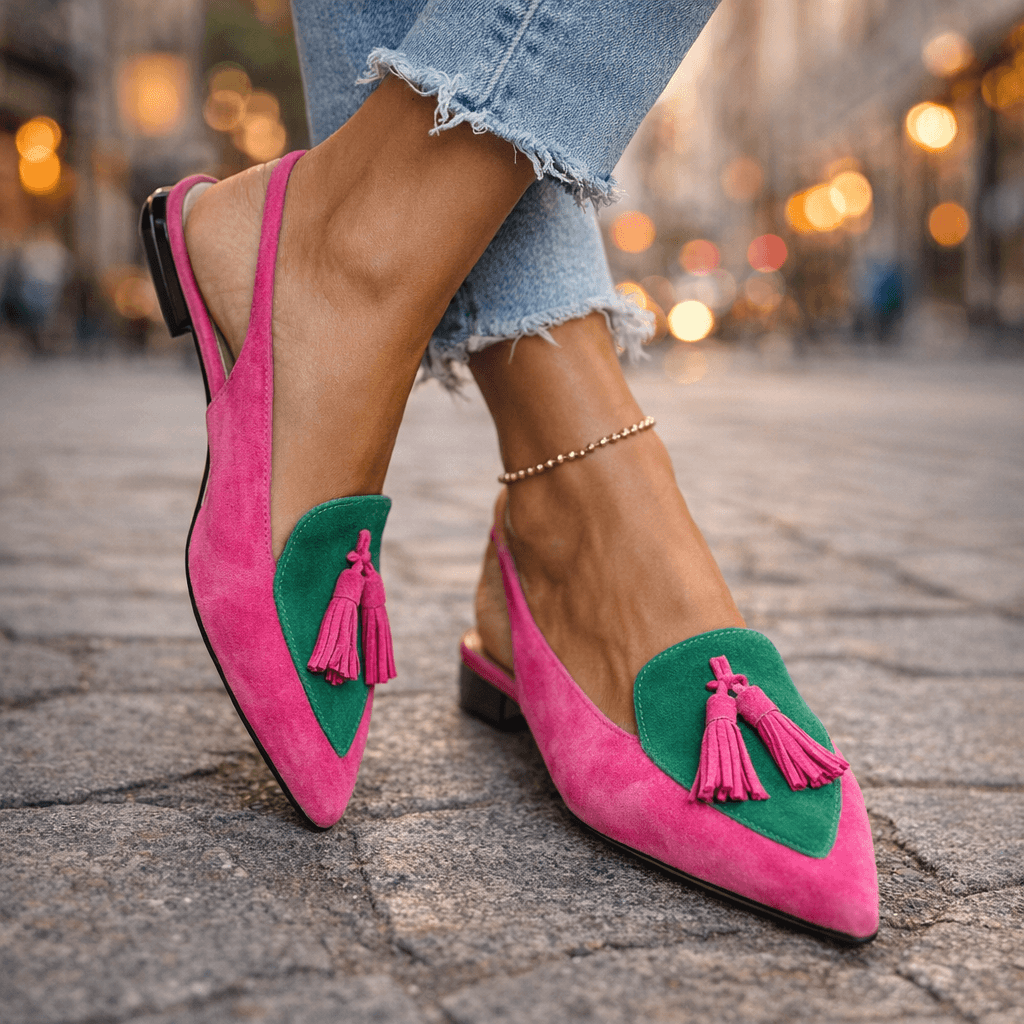 Natalia™ | Sandalen mit Riemchen und Fransen