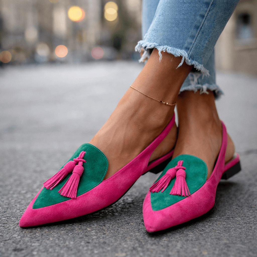 Natalia™ | Sandalen mit Riemchen und Fransen