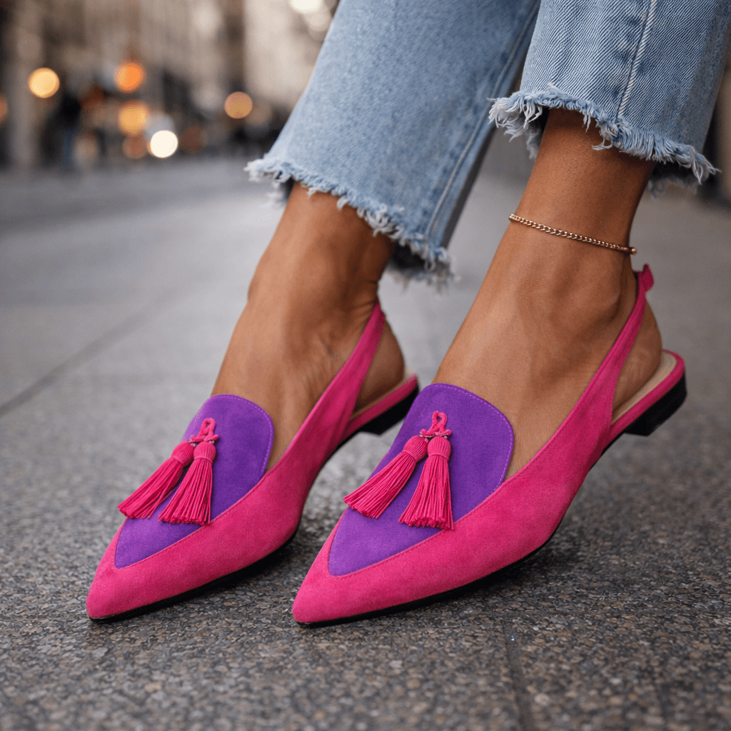 Natalia™ | Sandalen mit Riemchen und Fransen