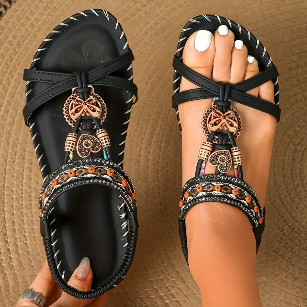 Nada – Orthopädische Sandalen im Ibiza-Stil für Komfort & Eleganz