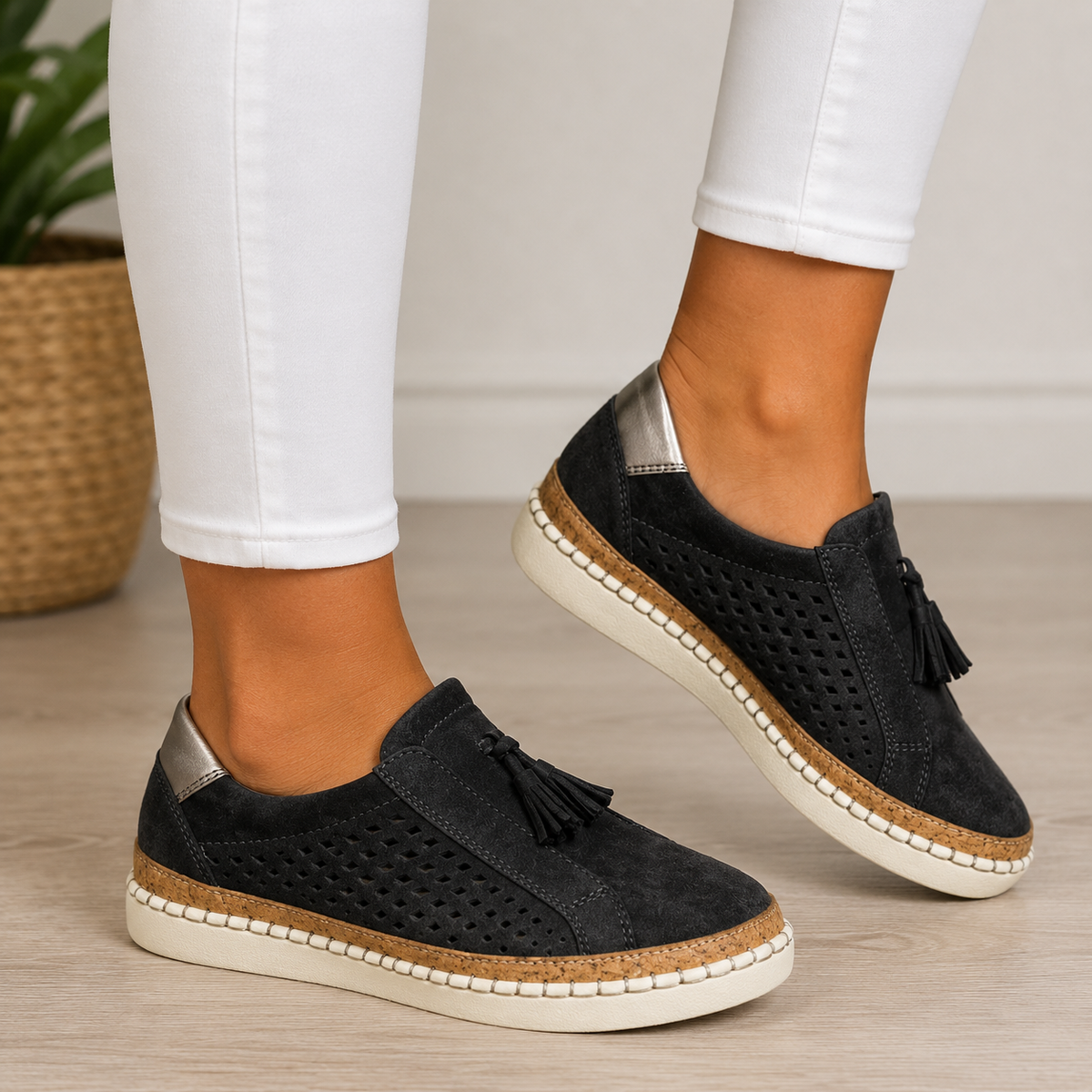 Hannah - Gepolsterte Slip-On Loafers Judith