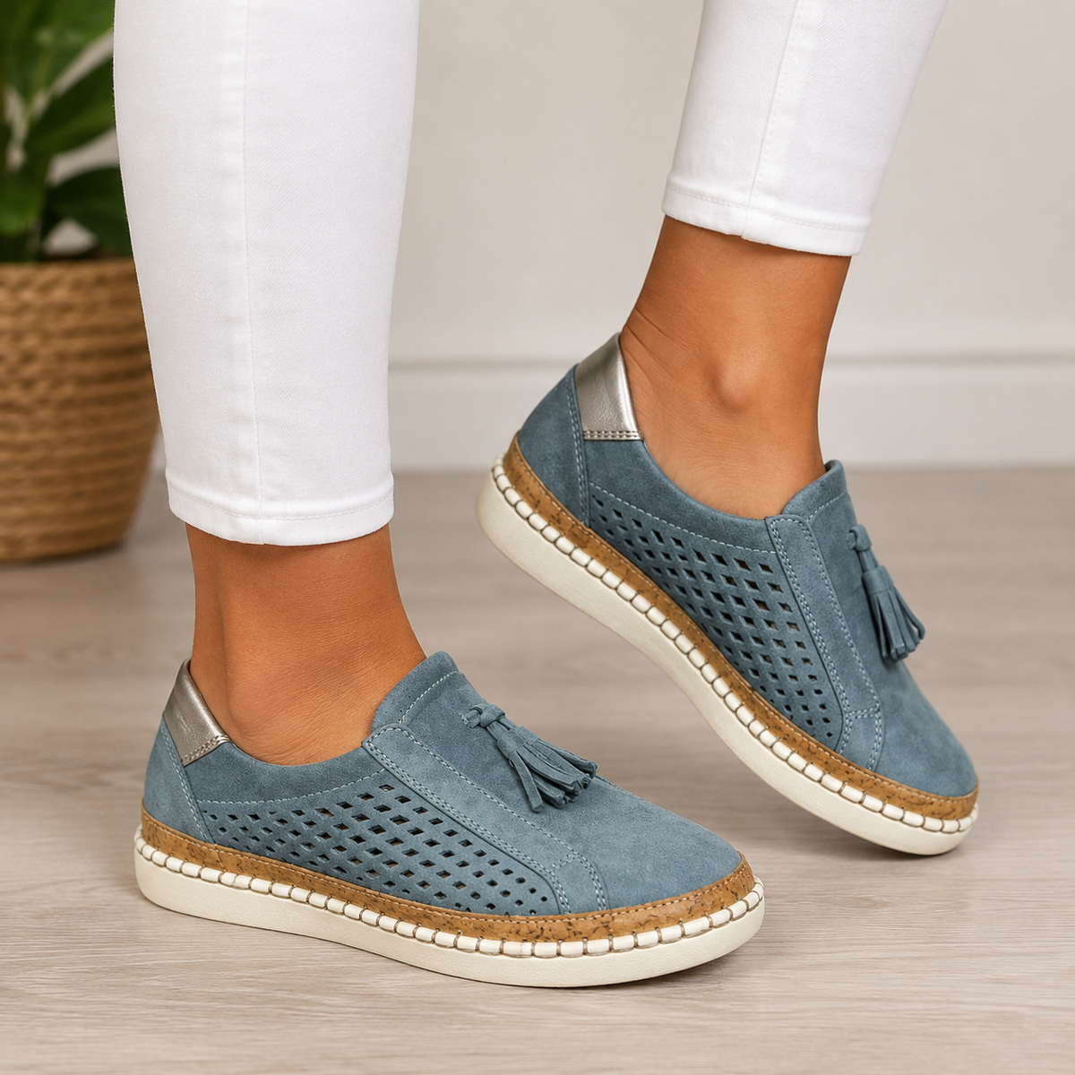 Hannah - Gepolsterte Slip-On Loafers Judith