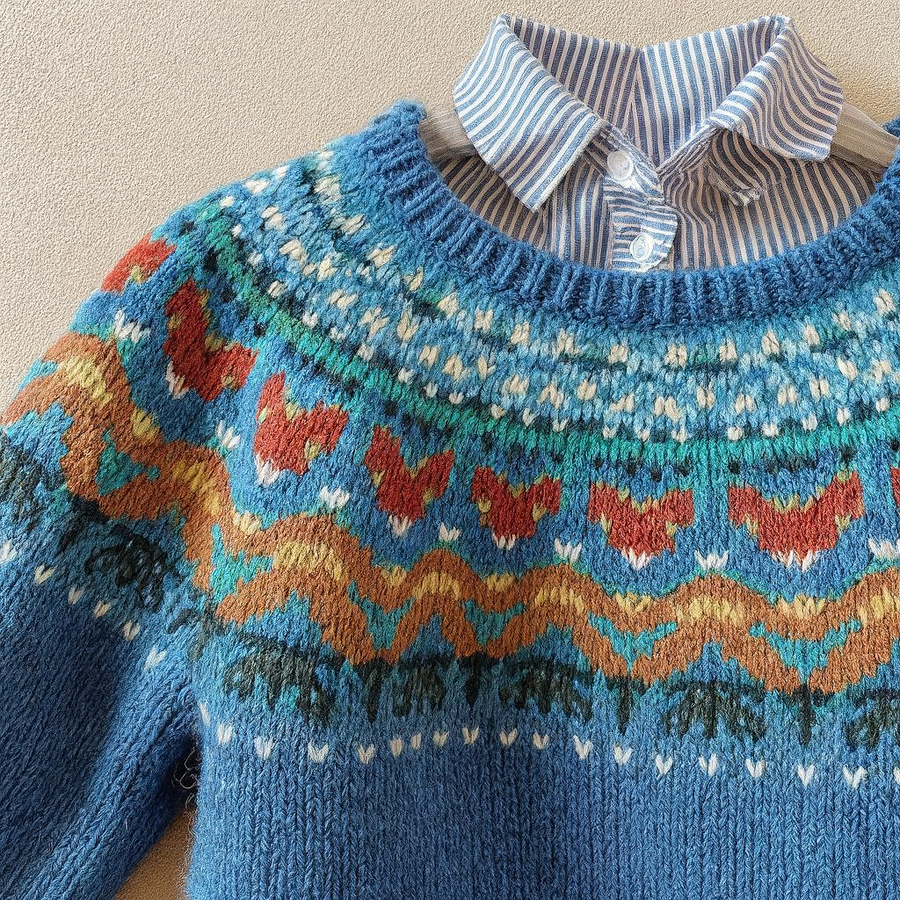 Signe™ | Strickpullover mit Fair-Isle-Muster