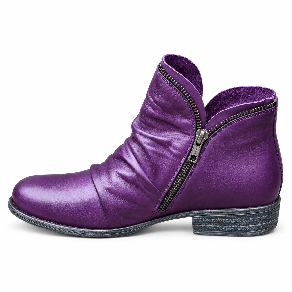 Damen Bequeme Niedrige Stiefel