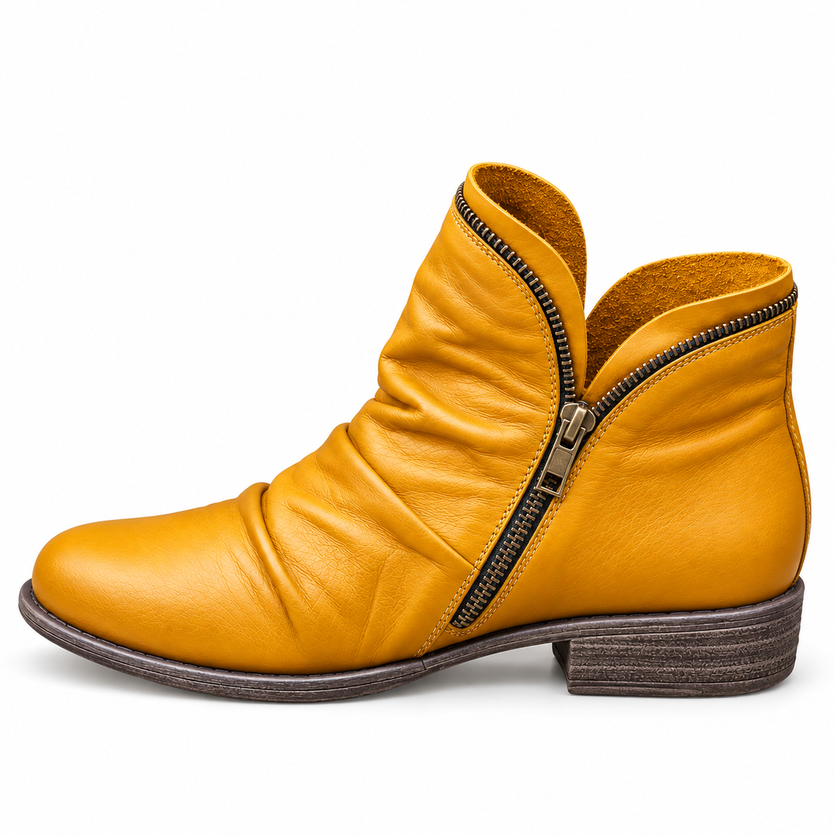 Damen Bequeme Niedrige Stiefel