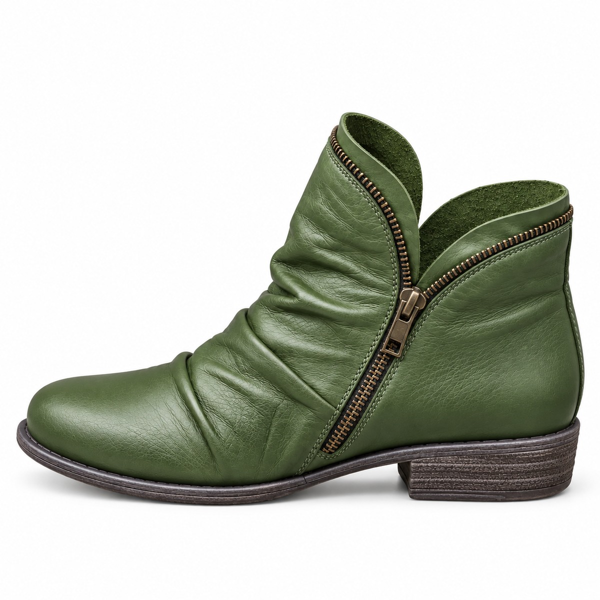 Damen Bequeme Niedrige Stiefel
