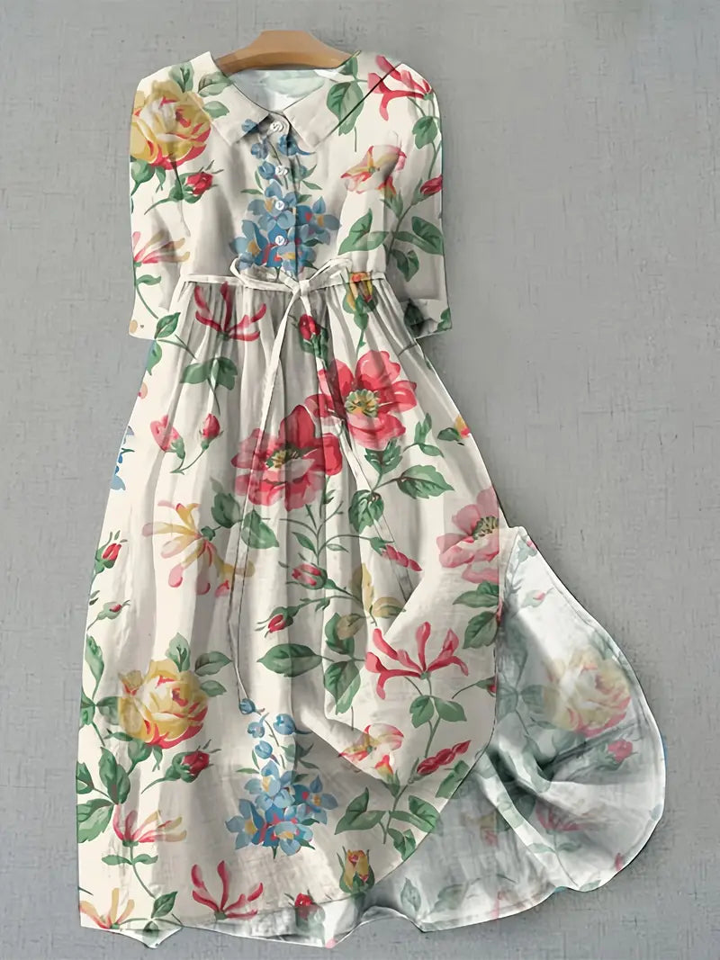 Isabelle | Klassisches Blumenkleid