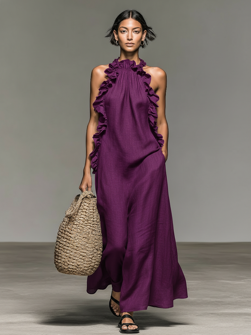 Lora | Maxikleid mit Taschen