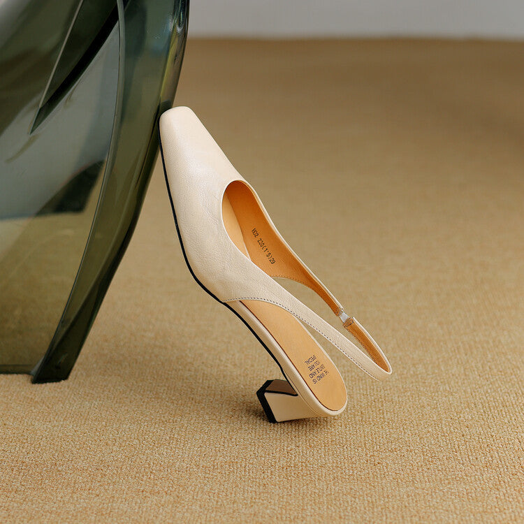 Ersa | Echtes Leder Slingbacks