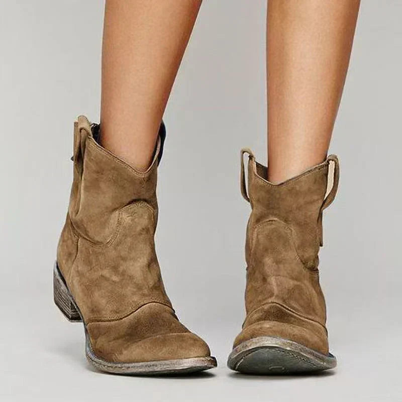 Charlotte - Wildleder-Orthopädische Stiefel
