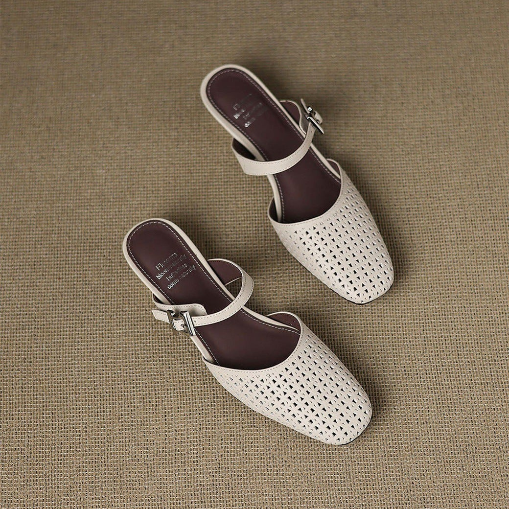 Nilda | Echtes Leder Mules