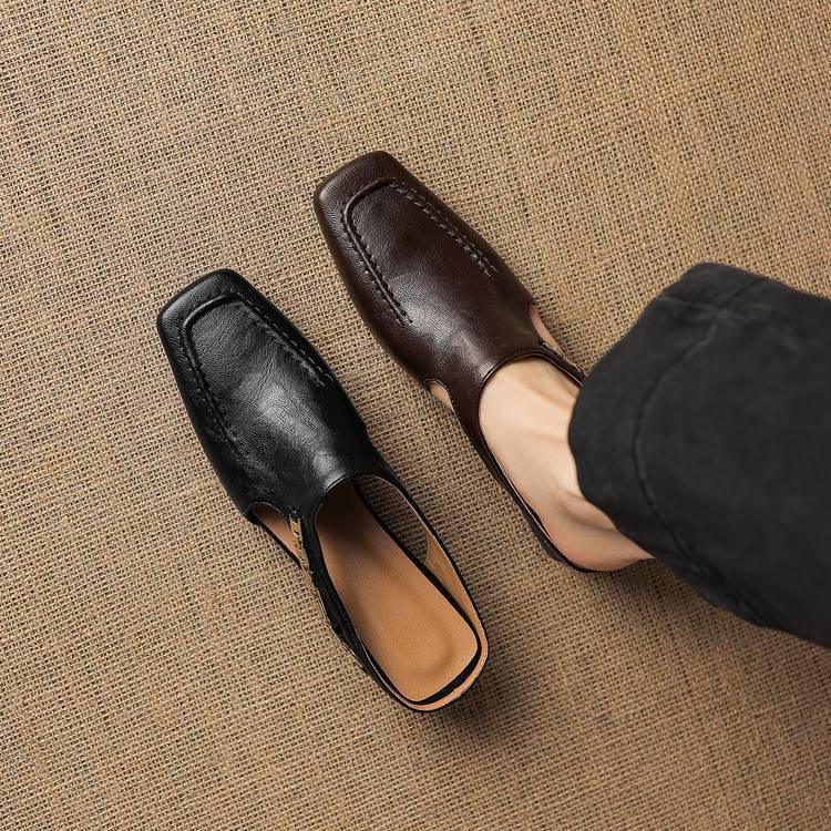 Vyla | Echtes Leder Mules