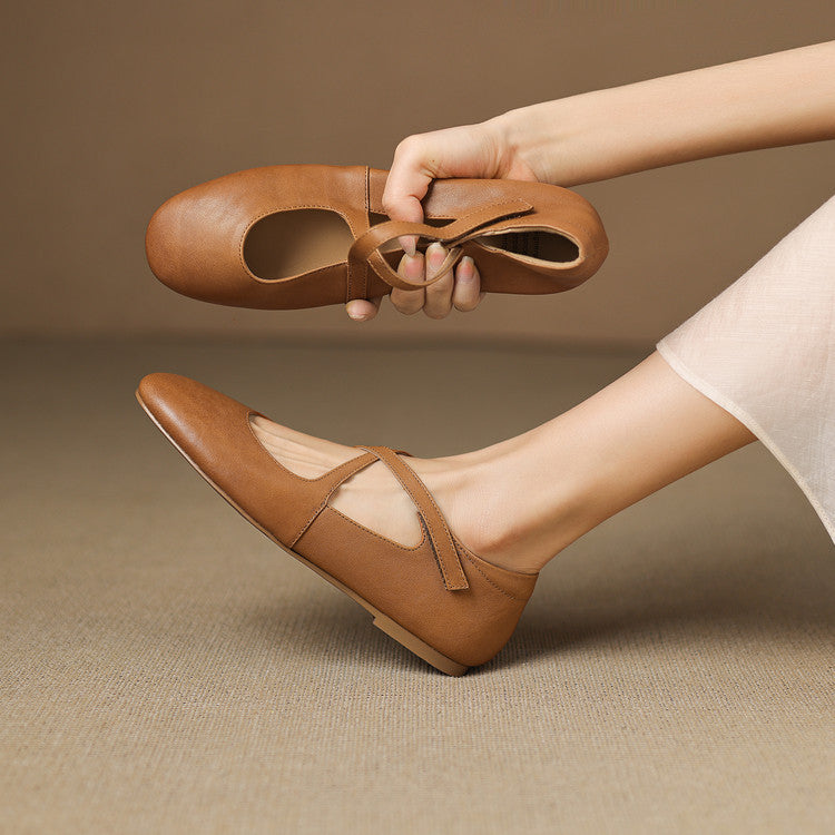 Zeor | Echtes Leder Ballerinas