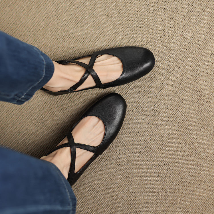 Zeor | Echtes Leder Ballerinas