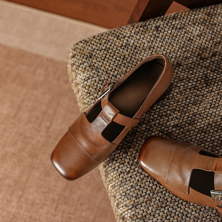 Veyra | Echtes Leder Absatzschuhe