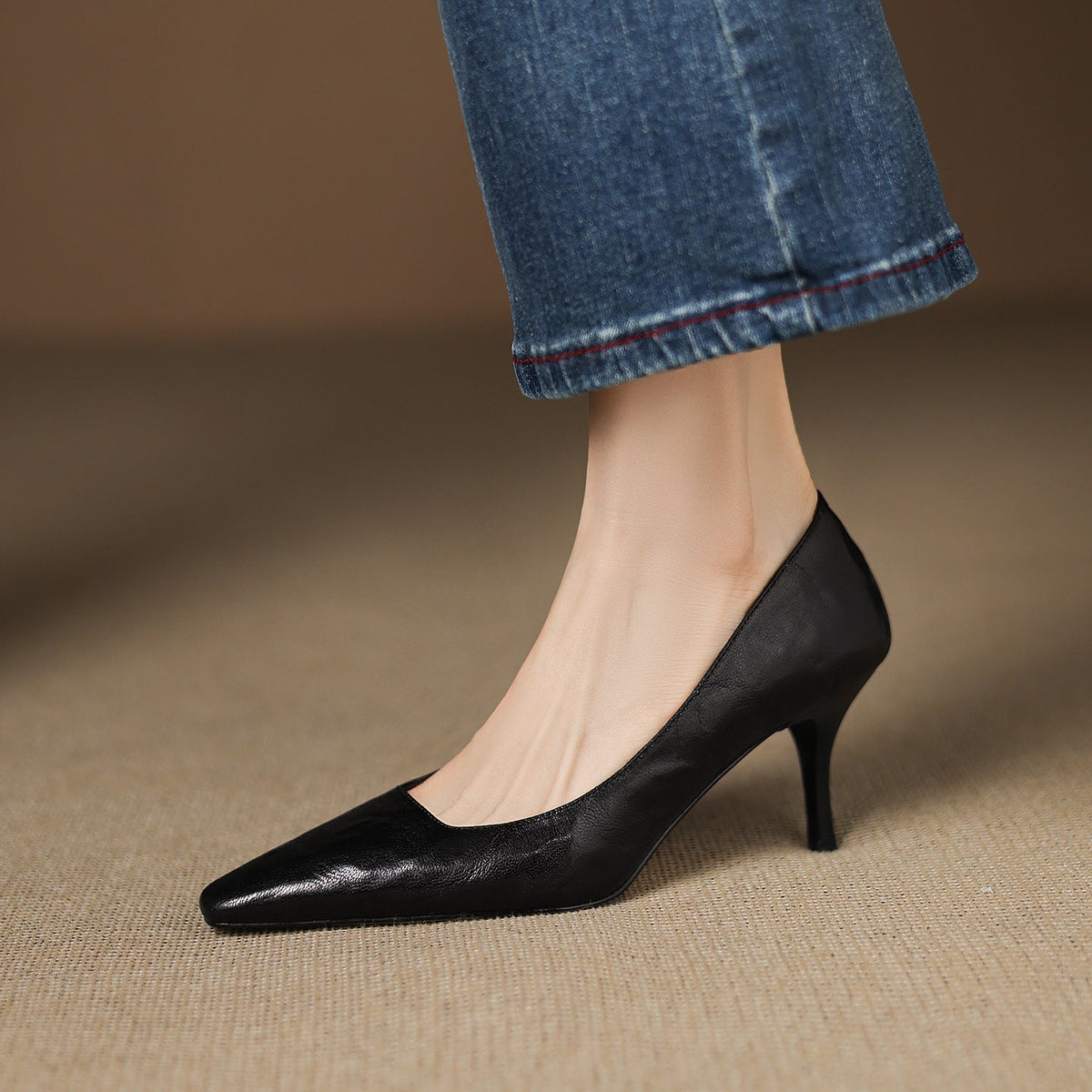 Zala | Echtes Leder Absatzschuhe