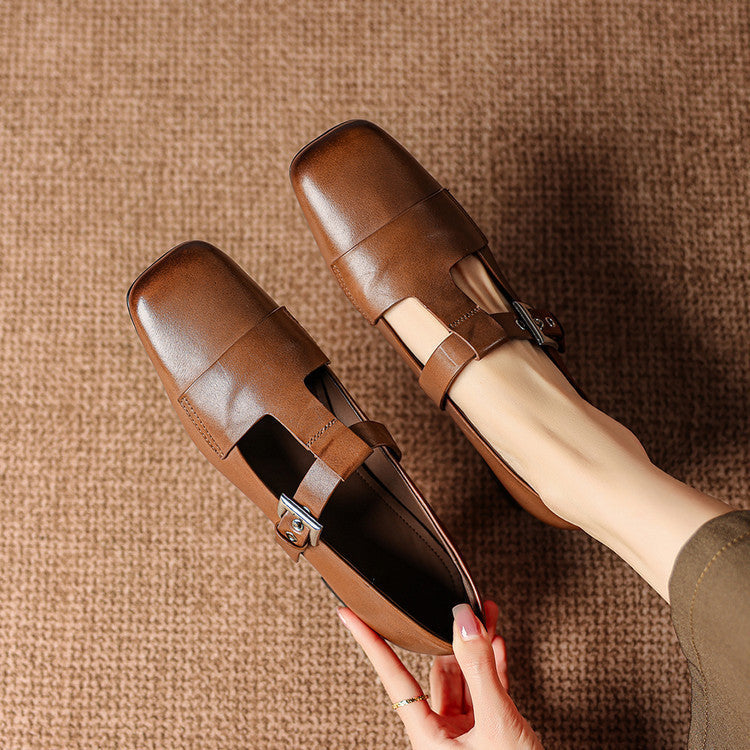 Veyra | Echtes Leder Absatzschuhe
