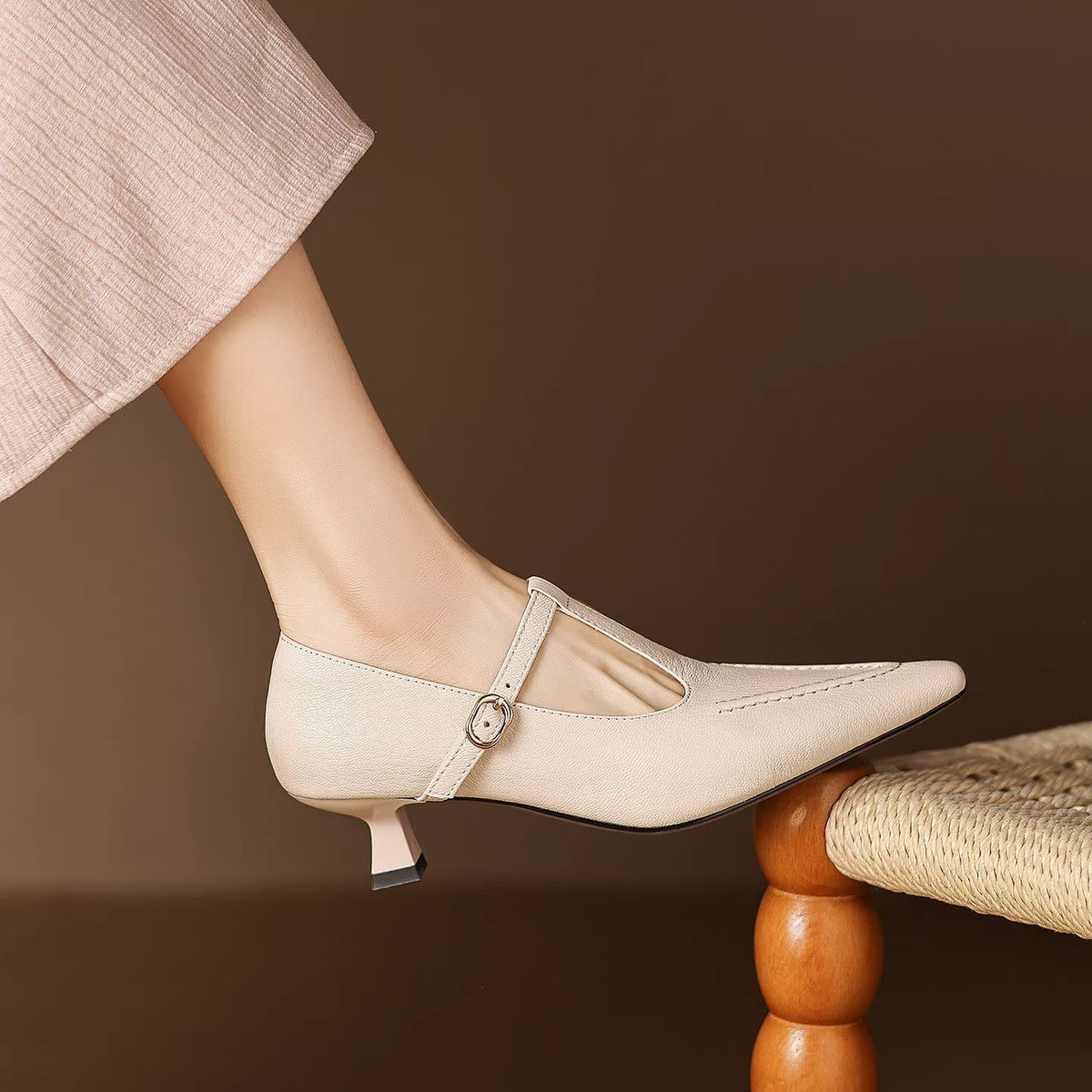 Tirea | Echtes Leder Absatzschuhe